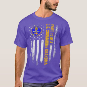 Vintage USA Flag Proud To Be A US Navy Submarine G T-Shirt
