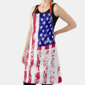 Vintage USA Flag Schürze - Patriotic Kitchen Gift (InSitu)