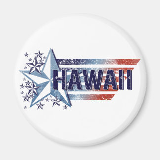 Vintage USA-Flagge mit Stern – Hawaii Magnet