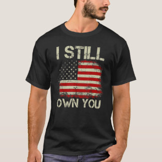 Vintage-USA-Flagge Patrioten Ich Besitze Euch Amer T-Shirt