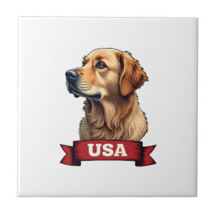 Vintage-USA-Golden-Retriever-Gravur-Shirt 4 Fliese