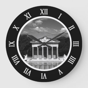 Vintage USA Kalifornien San Simeon Neptun Pool Cak Große Wanduhr