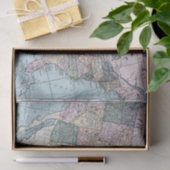 Vintage USA-Karte Seidenpapier (Geschenk)