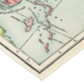 Vintage USA-Karte Tischdecke (Schrägansicht)