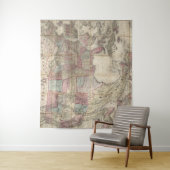 Vintage USA-Karte Wandteppich (Beispiel)