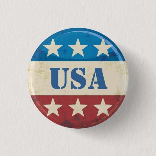 Vintage-USA-Knopf Button (Vorderseite)