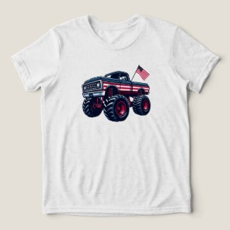 Vintage-USA-Monstertruck Tri-Blend Shirt