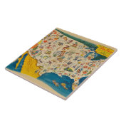 Vintage USA-Nahrungsmittelkarte Fliese (Seite)
