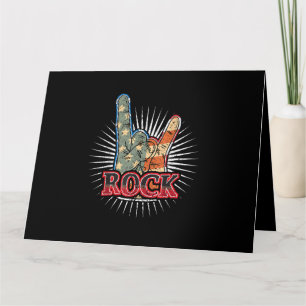 Vintage USA Rock - Band Konzertposter 70er 80er Karte