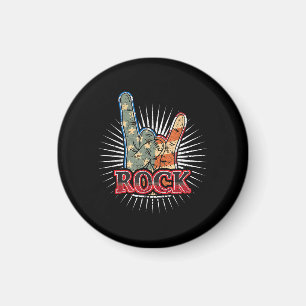 Vintage USA Rock - Band Konzertposter 70er 80er Magnet