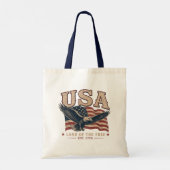 Vintage-USA-Tragetasche Tragetasche (Rückseite)