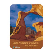 Vintage Utah Große Treppe Magnet (Vertikal)