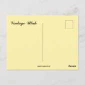 Vintage Utah Map Postkarte (Rückseite)