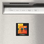 Vintage Utah State Magnet (In Situ (Geschirrspüler))