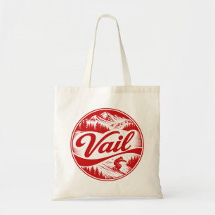 Vintage Vail Colorado Outdoor-Seilbahn-Souvenirs Tragetasche