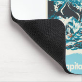 Vintage Vail Skiposter Mousepad (Ecke)