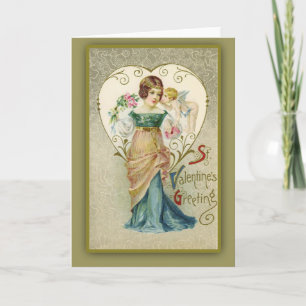 Vintage Valentine Cards und Postkarten
