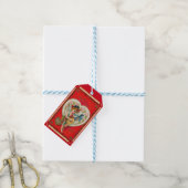 Vintage valentine cupid art musique geschenkanhänger (Mit Garn)