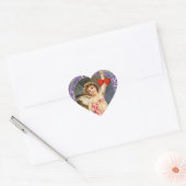 Vintage Valentine Cupid Heart Stickers (Umschlag)