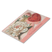 Vintage Valentine custom notepads Notizblock (angewinkelt)