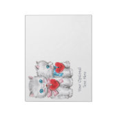 Vintage Valentine custom notepads Notizblock (Rotiert)