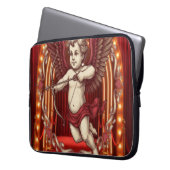 Vintage Valentine Day Laptopschutzhülle (Vorderseite Links)