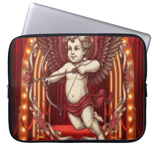 Vintage Valentine Day Laptopschutzhülle (Vorderseite)