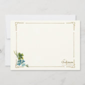 Vintage Valentine Feiertagskarte (Rückseite)