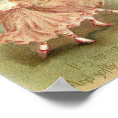 Vintage Valentine Girls Poster (Ecke)