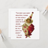 Vintage Valentine-Grußkarte Karte (Vorderseite/Rückseite Beispiel)