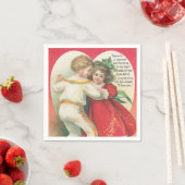 Vintage Valentine Holiday Papierservietten (Beispiel)