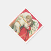 Vintage Valentine Holiday Papierservietten (Ecke)
