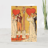 Vintage Valentine - Maßgeschneiderte Feiertagskarte (Vorderseite)