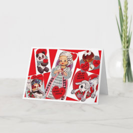 Vintage Valentine My Heart Is Yours Feiertagskarte