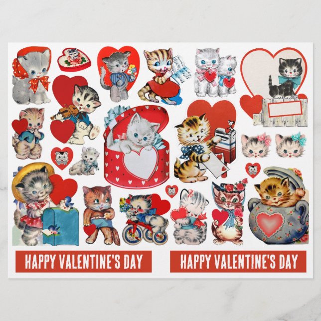 Vintage Valentine (nicht KI) (Vorderseite)