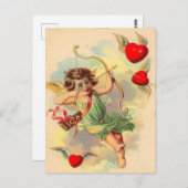 Vintage Valentine Postcard Postkarte (Vorne/Hinten)