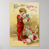 Vintage Valentine Poster (Vorne)