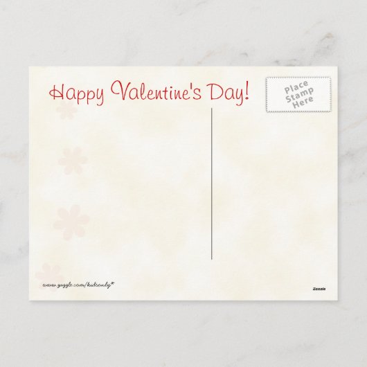 Vintage Valentine Postkarten (Rückseite)