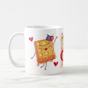 Vintage Valentine Süße Leckereien Kaffeetasse