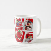 Vintage Valentine-Tasse für Lehrer Kaffeetasse (VorderseiteRechts)