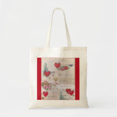 Vintage Valentine Tragetasche (Vorne)