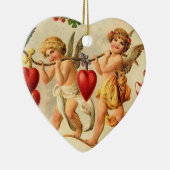 Vintage Valentine-Verzierung Keramikornament (Rechts)