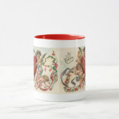 Vintage Valentine, Viktorianische Engel Cherubs He Tasse (Zentrum)