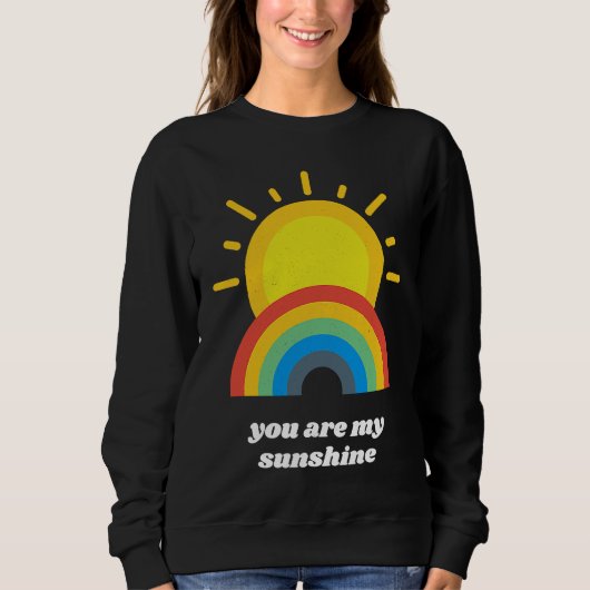 Vintage Valentine You Are My Sunshine H Sweatshirt (Vorderseite)