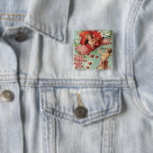 Vintage Valentinenkerne und Herz Button (Beispiel)