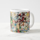 Vintage Valentinenkollektion Jumbo-Tasse (Vorderseite Rechts)