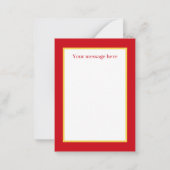 Vintage Valentinentinerente im Retro-Modus Mitteilungskarte (Rückseite)