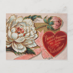 Vintage Valentinepostkarte Feiertagspostkarte