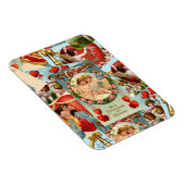 Vintage Valentinerkollage Magnet (Rechte Seite)