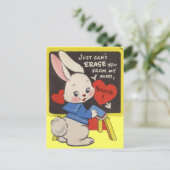 Vintage Valentine's for Kids Feiertagspostkarte (Stehend Vorderseite)